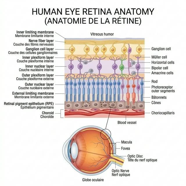 Vitre, rétine périphérique et déchirure